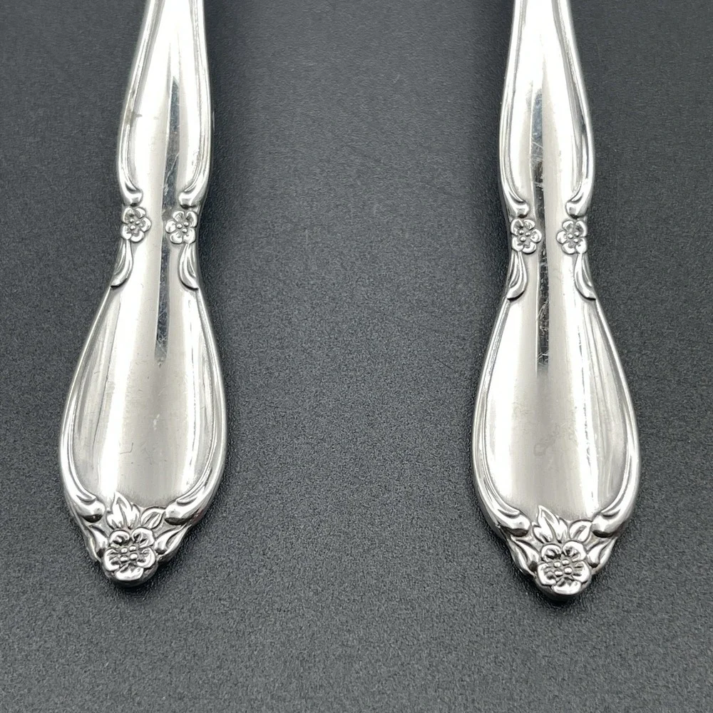 Oneida Community Chantelaine Stainless Teaspoons Lot of 5 Replacement